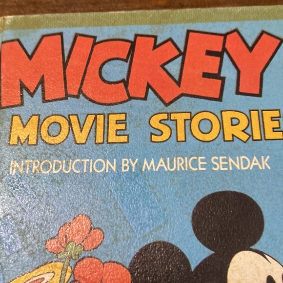 Vintage 1988 Mickey Mouse Movie Stories Book. Intro by Maurice Sendak - Picture 2 of 15